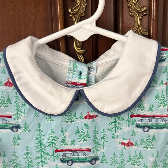 SERENDIPITY by SHRIMP AND GRITS Christmas Jumpsuit Size 18M VGUC - Picture 3 of 9